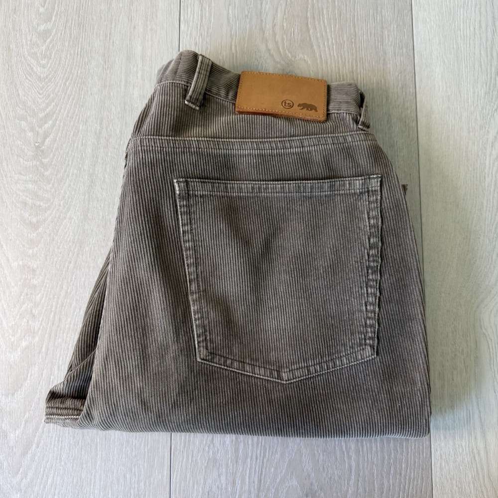 Taylor Stitch Democratic Pants Dry Waxed Organic Cotton Corduroy Men's 30x29
